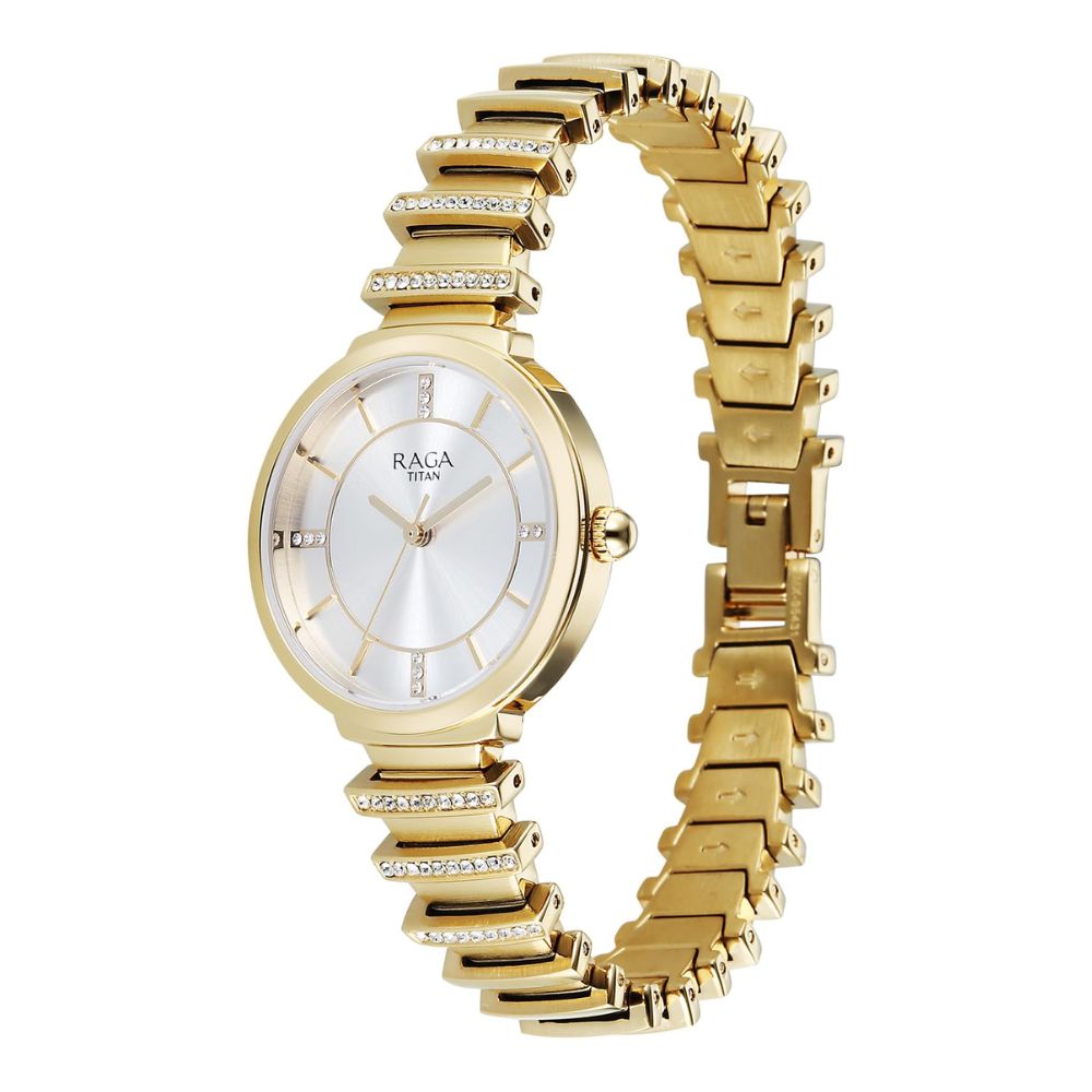 Titan Raga Spotlight Gold Women's Watch 95431YM01
