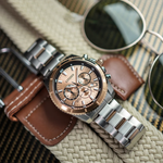 Citizen Quartz Rose Gold Dial Men's Watch AN8204-59X