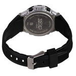 Zoop Digital Silver Case Digital Dial Black Strap Boys Kids Watch 16047PP03