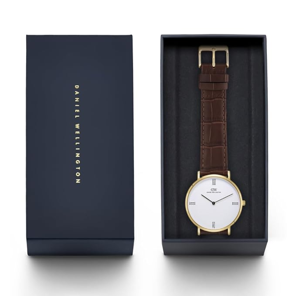Daniel Wellington Round White Dial Men's Watch DW0DG2302