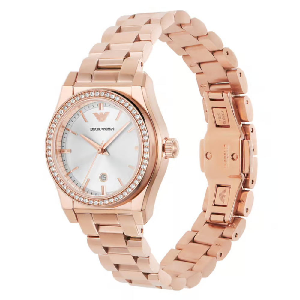 Emporio Armani Federica Silver Dial Women's Analog Watch AR11558