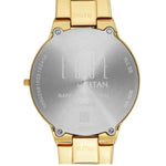 Titan Edge Gleam Golden Women's Watch NU2734YM03