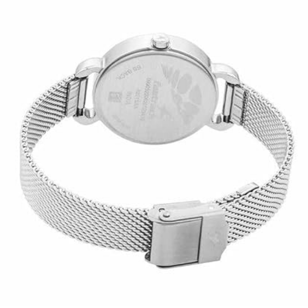 Fastrack Animal Print Analog Silver Dial Women's Watch 6221SM01