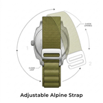 Zoop Metal Olive Green Analog Watch for Kids 16064SP01