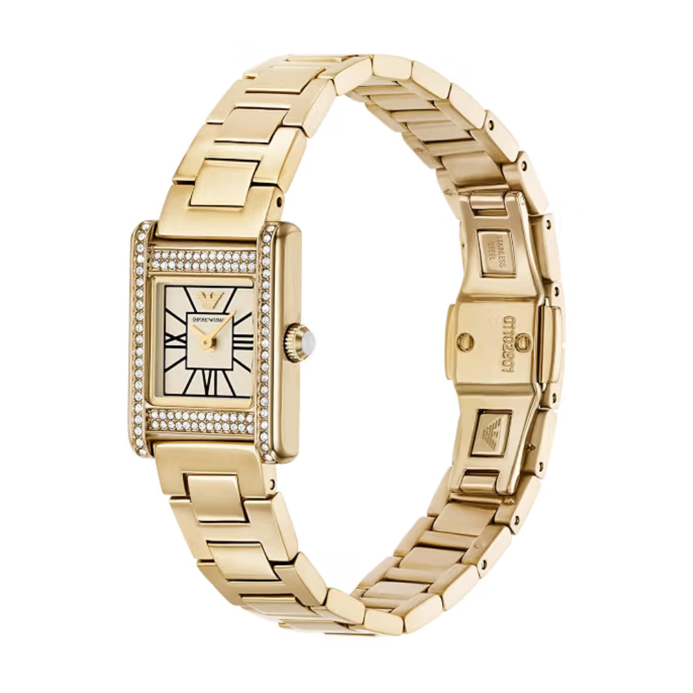 Emporio Armani White Dial Analog Women's Watch AR11663