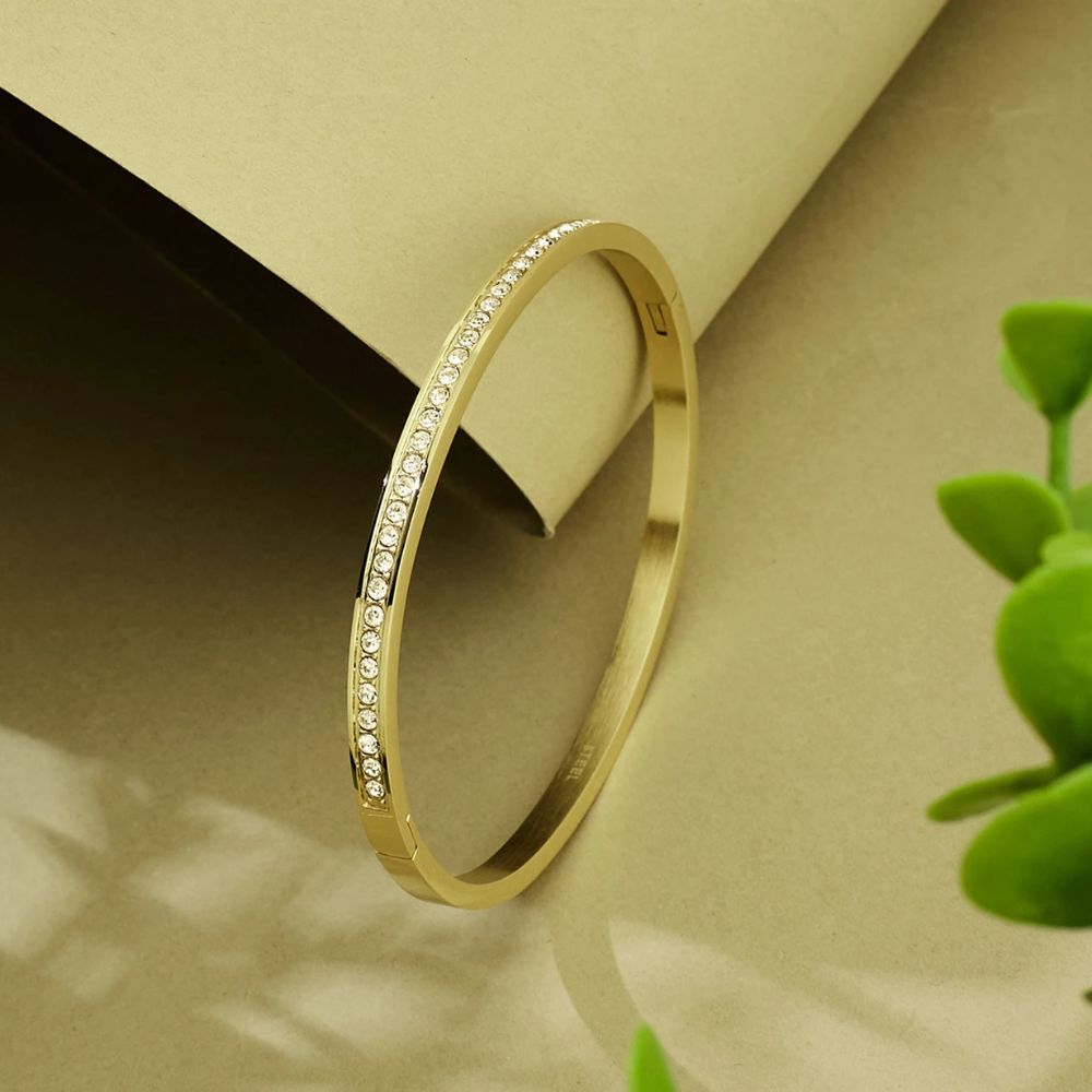 GUESS Steel Gold-plated Bracelet Gold Women's Jewellery UBB02248YGL