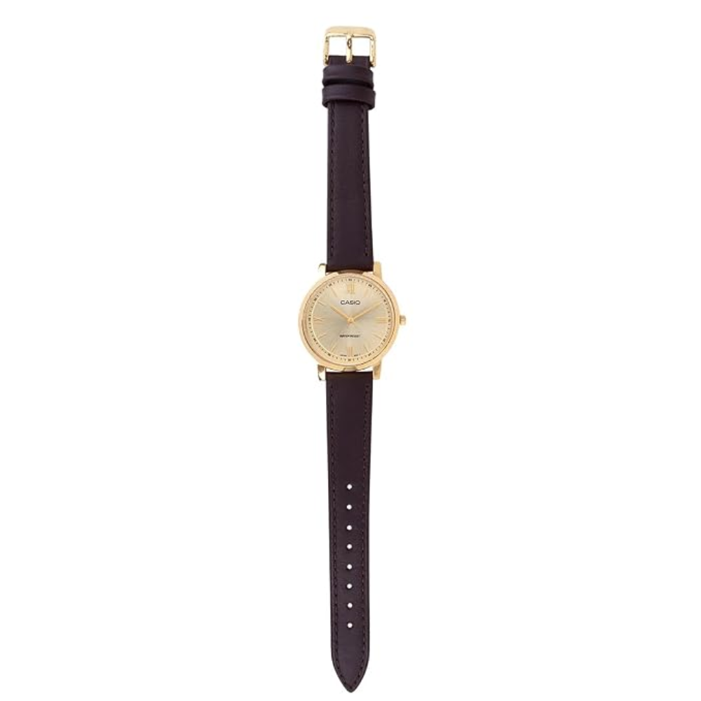 Casio Enticer Beige Dial Women Watch A2159 LTP-SN1GL-9A