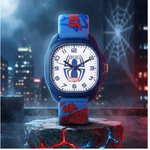 Zoop Marvel Spiderman Dial Blue Strap Boys Kids Analog Watch 16045PP04
