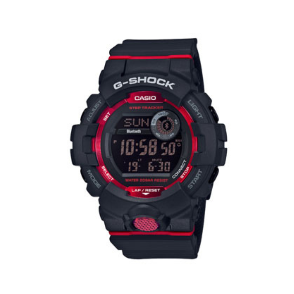 Casio G-Shock Black Resin Strap Men's Watch for GBA-800-1A, GBA-800SF-1A, GBD-800-1, and GBD-800SF-1 | 10561443