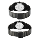 Fastrack Mixmatched 5.0 Black Gun Couple Watch 3819268060QM02