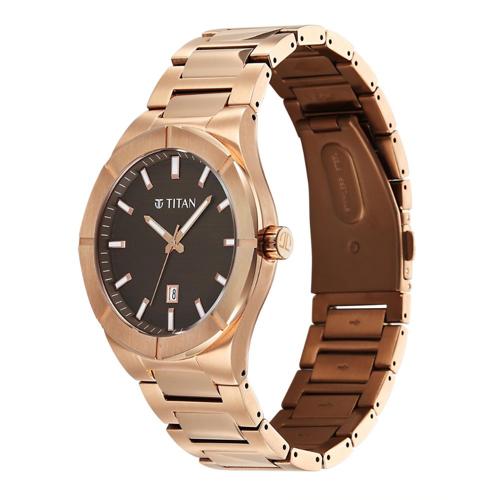 Titan Regalia Marque Brown Men's Watch 90240WM01