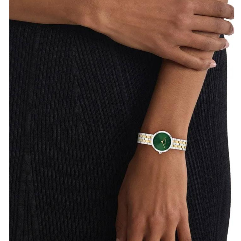 Calvin Klein Forme Green Dial Women's Analog Stainless Steel Watch 25100188