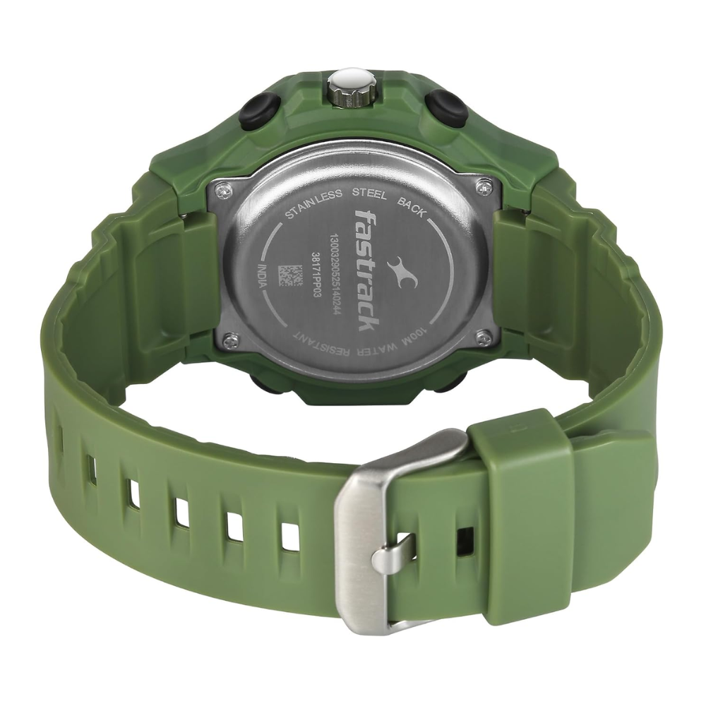 Fastrack Streetstyle 4 Green Men's Watch 38171PP03