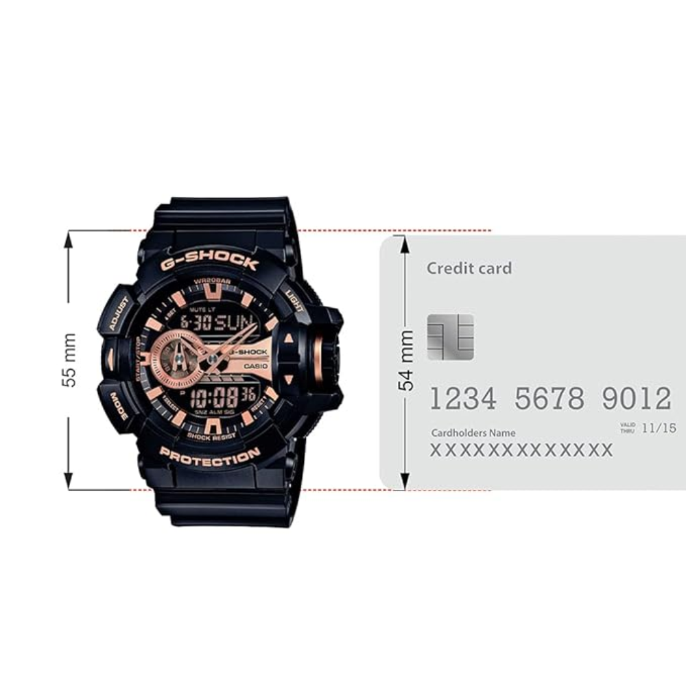 Casio G-Shock Black & Gold Men Watch G650 GA-400GB-1A4DR