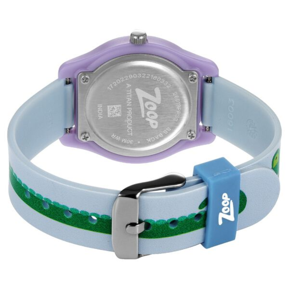 Zoop Analog White Dial Two Toned Strap Kids Watch NS26019PP33W