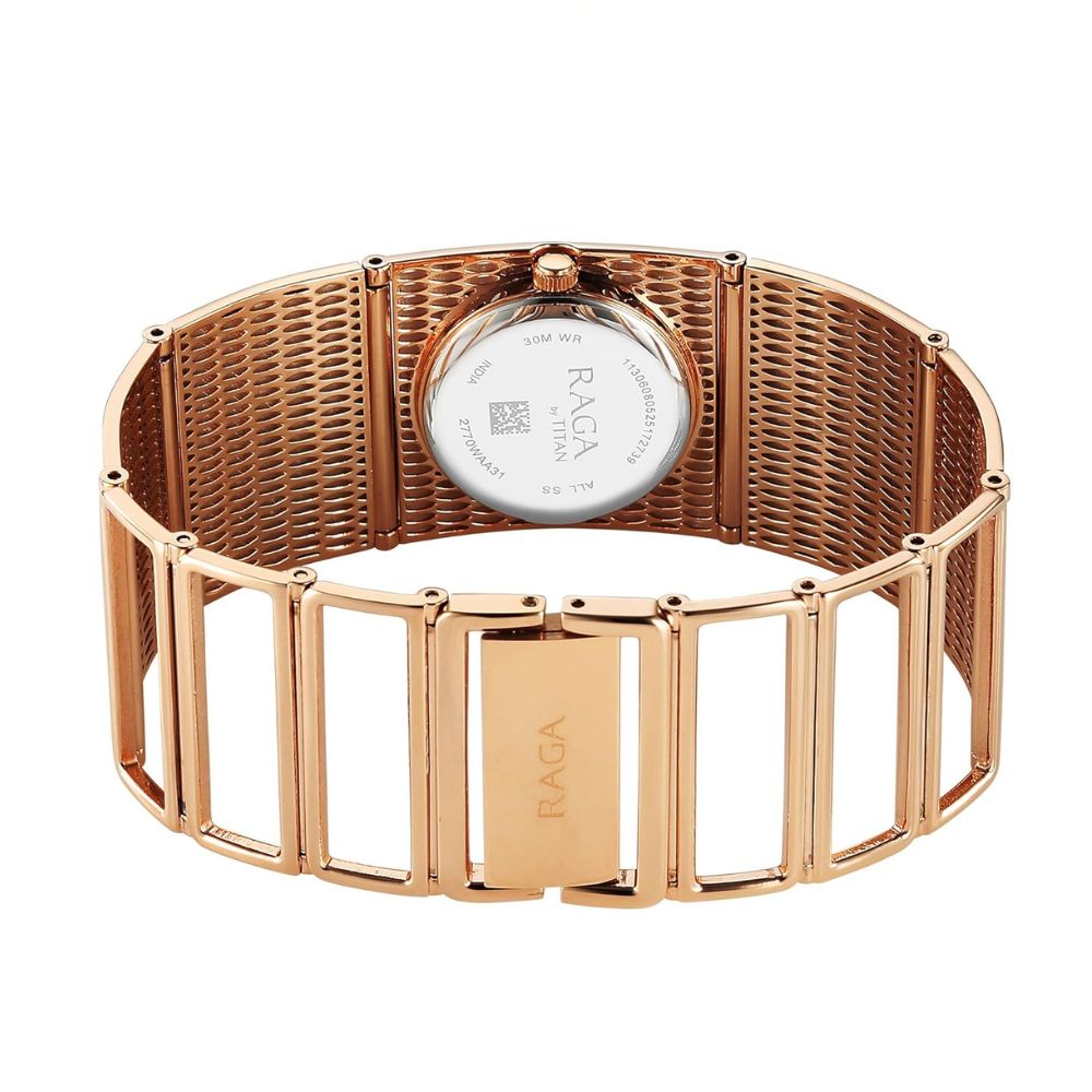 Titan Raga Ethereal White Women's Watch 2770WM01