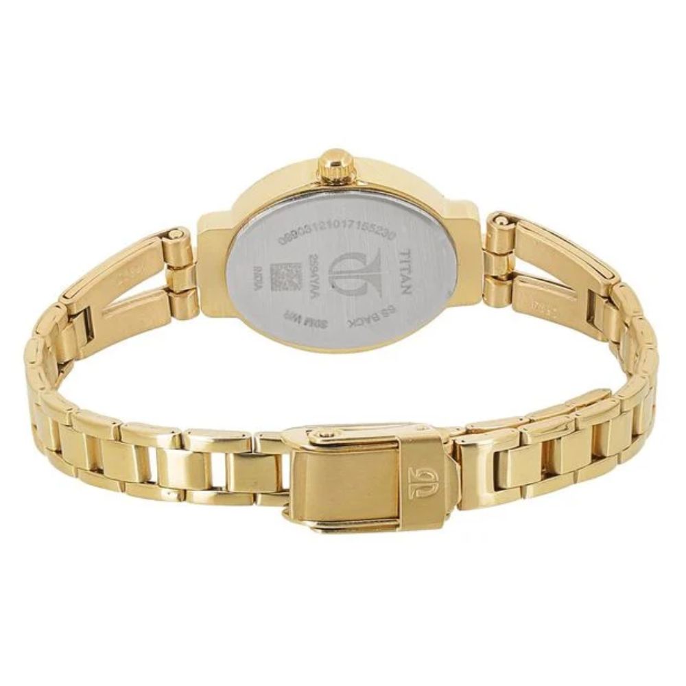 Titan Karishma Revive Champagne Women's Watch 2594YM01