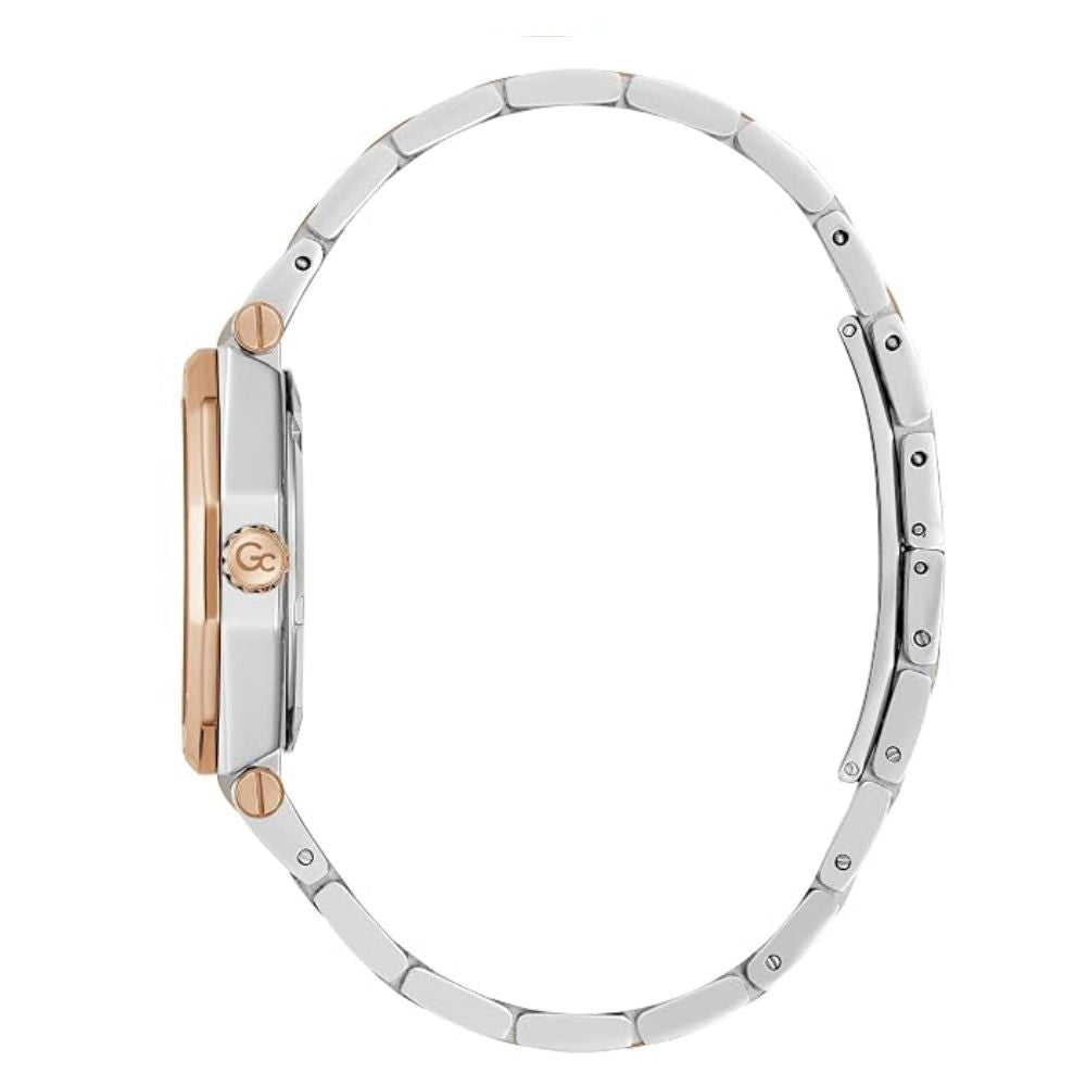 G.C. Gleam White Round Dial Analog White Women's Watch Z55001L7