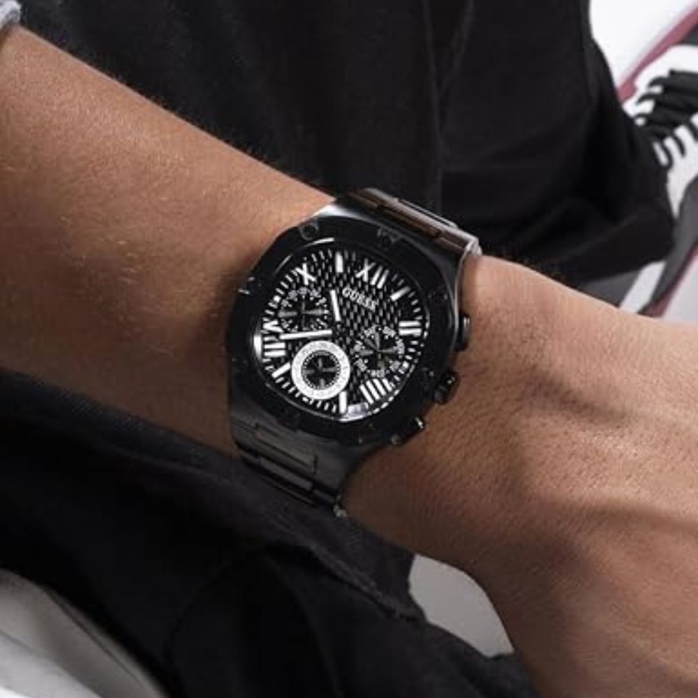 Guess Black Men Watch GW0572G3