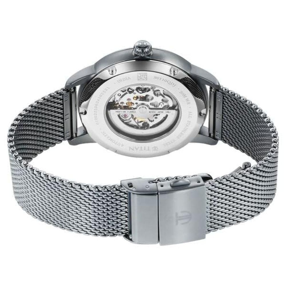 Titan Automatic Color Upgrade Grey Men's Watch 90110QM02