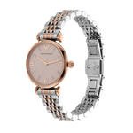 Emporio Armani Gianni T-Bar Pink Dial Women's Analog Watch AR11223