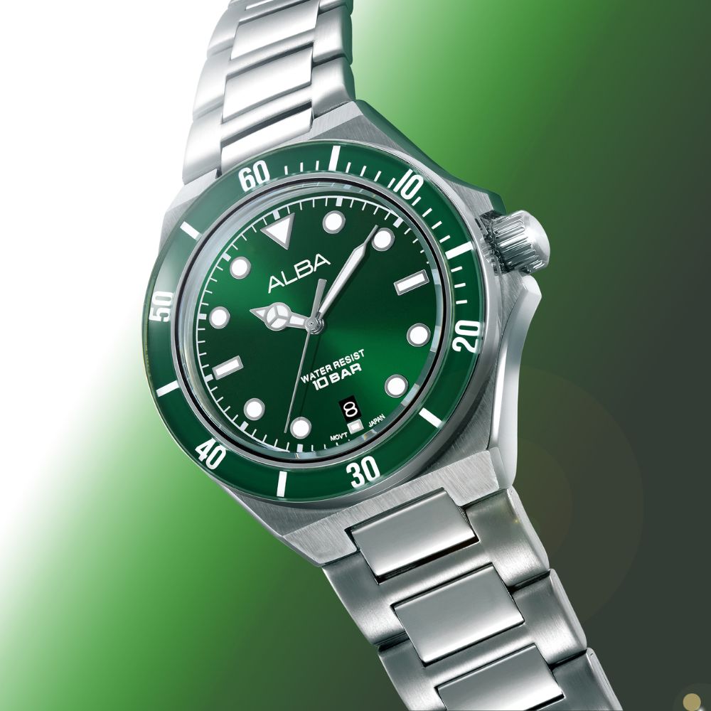 Alba Green Men Watch AS9W17X1