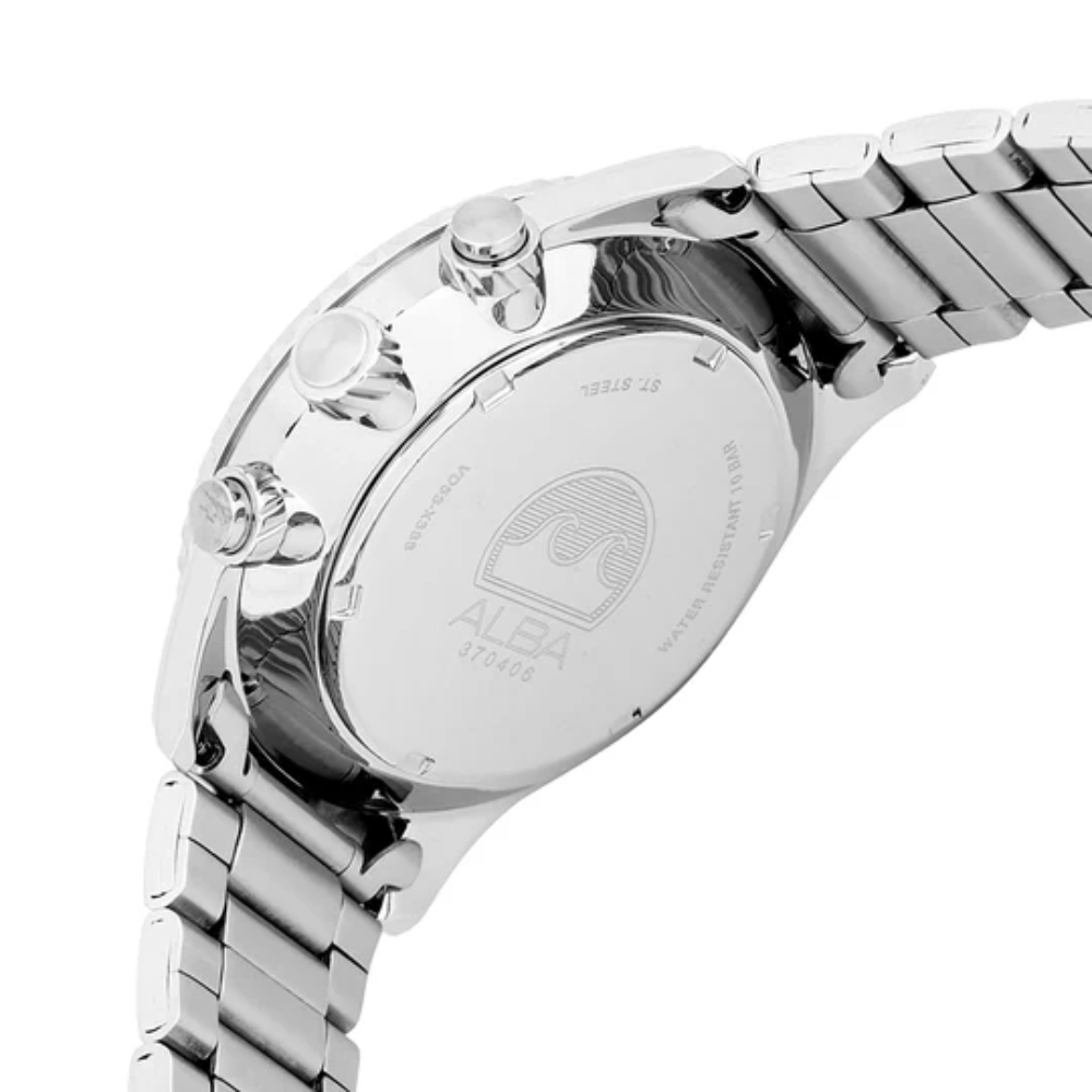 ALBA Jet Black Dial Men's Watch AT3H81X1
