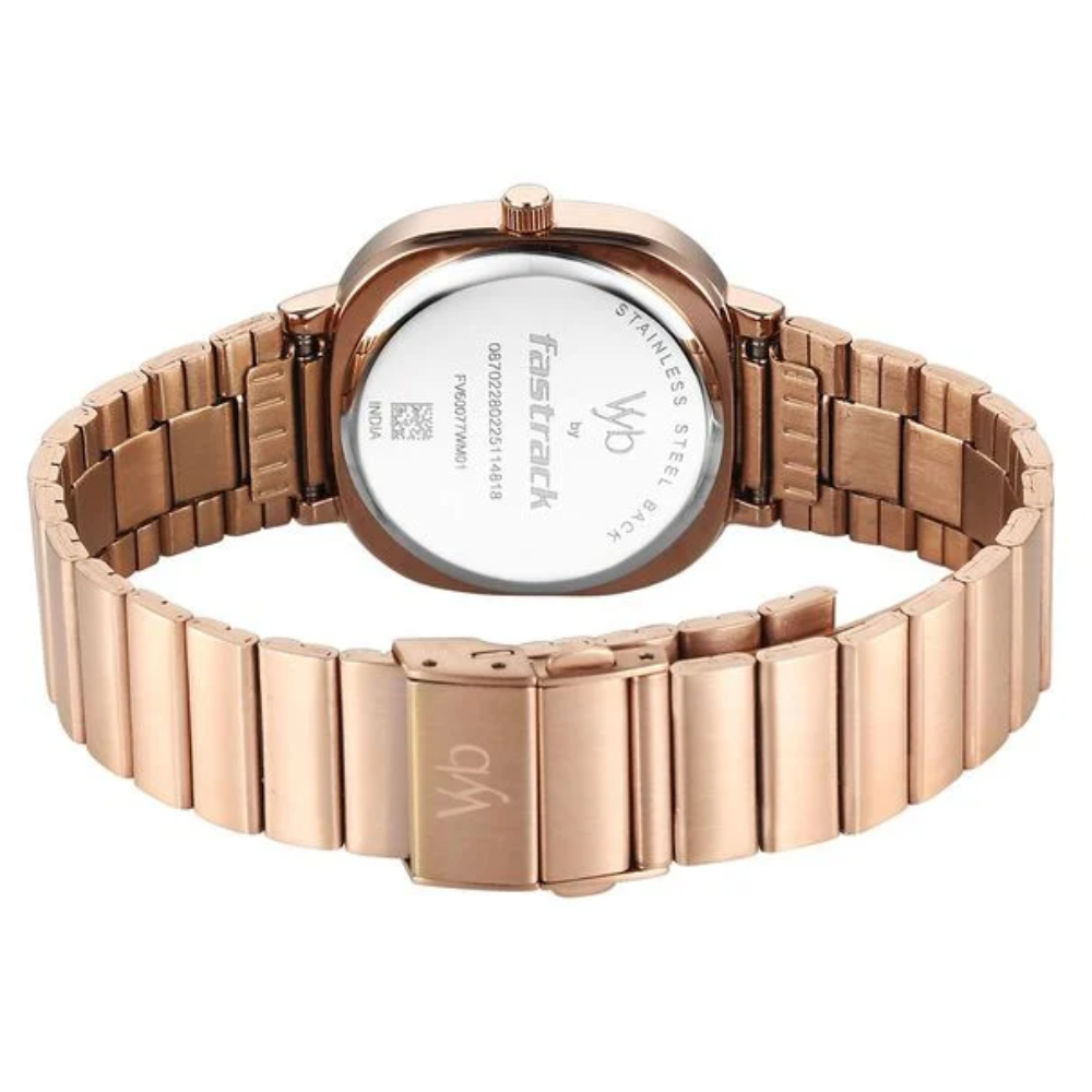 Fastrack Vyb Mirage Green Dial Girls' Watch FV60077WM02