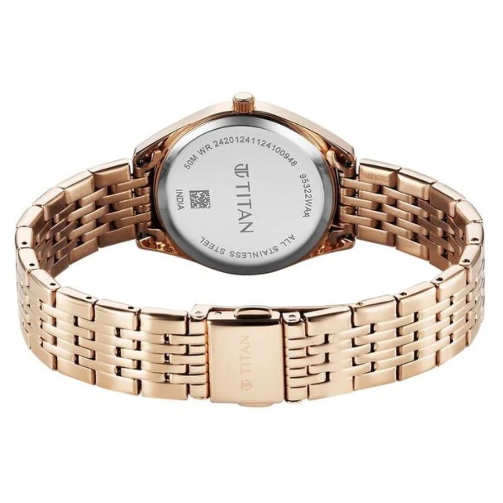 Titan Workmode Silver Women's Watch 95322WM01