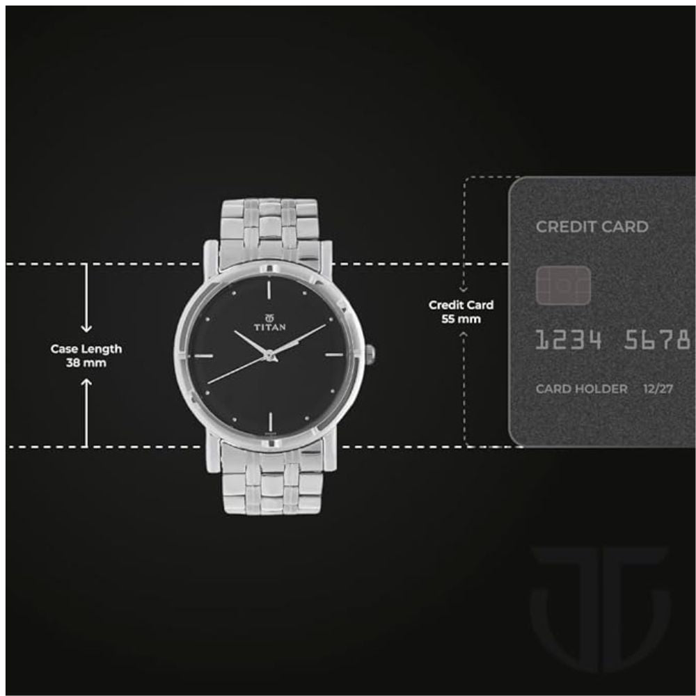 Titan Karishma Black Men's Watch NN1639SM02