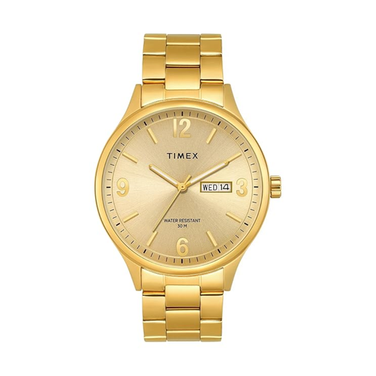 TIMEX Champagne Dial Analog Men Watch TWEG18444