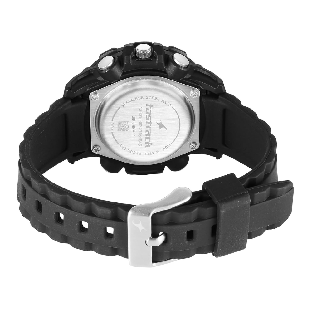 Fastrack Casual Black Women's Watch 68029PP01