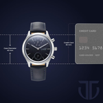 Titan Sapphire Quartz Grey Dial Men's Watch - NT1874SL02