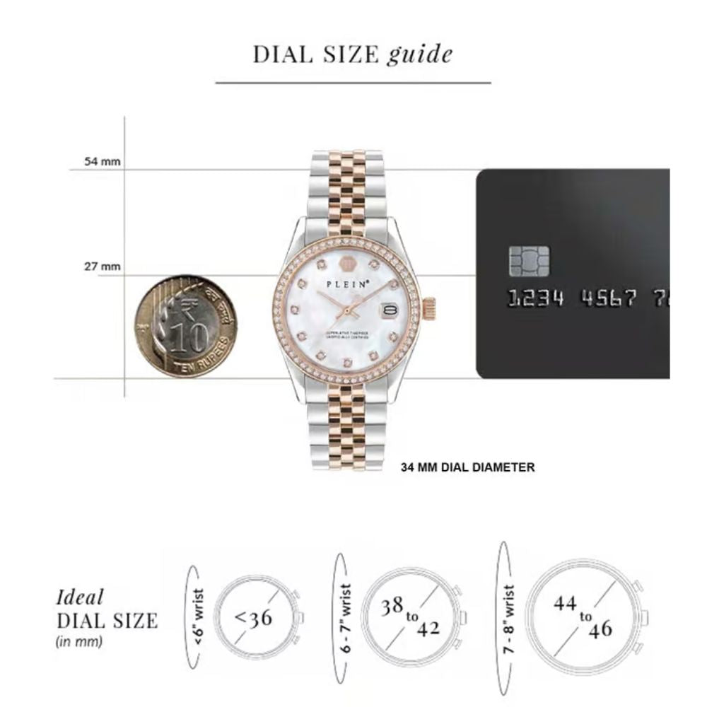 PHILIPP PLEIN Date Superlative White Dial Women's Watch PWYAA0223