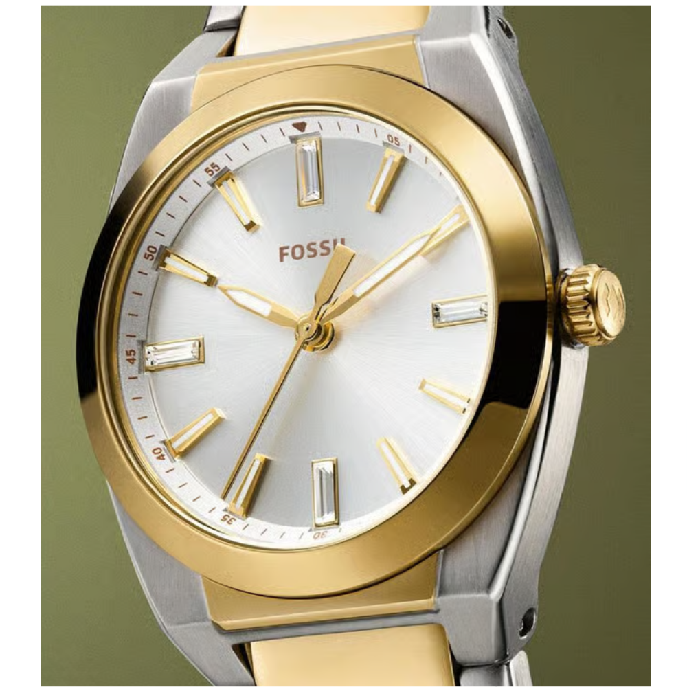 Fossil Everett Silver Dial Analog Women's Stainless Steel Watch ES5494