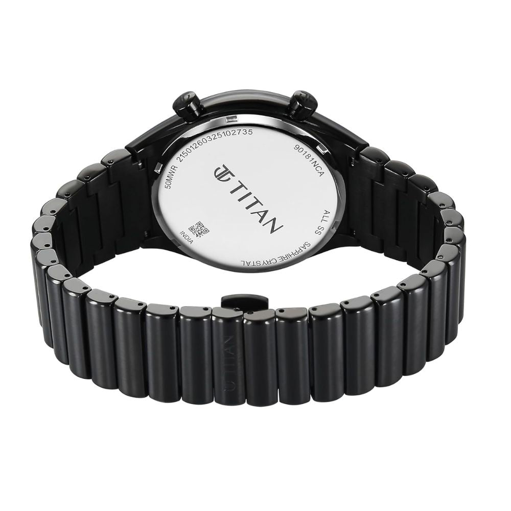 Titan Micromotors Black Men's Watch 90181NM01
