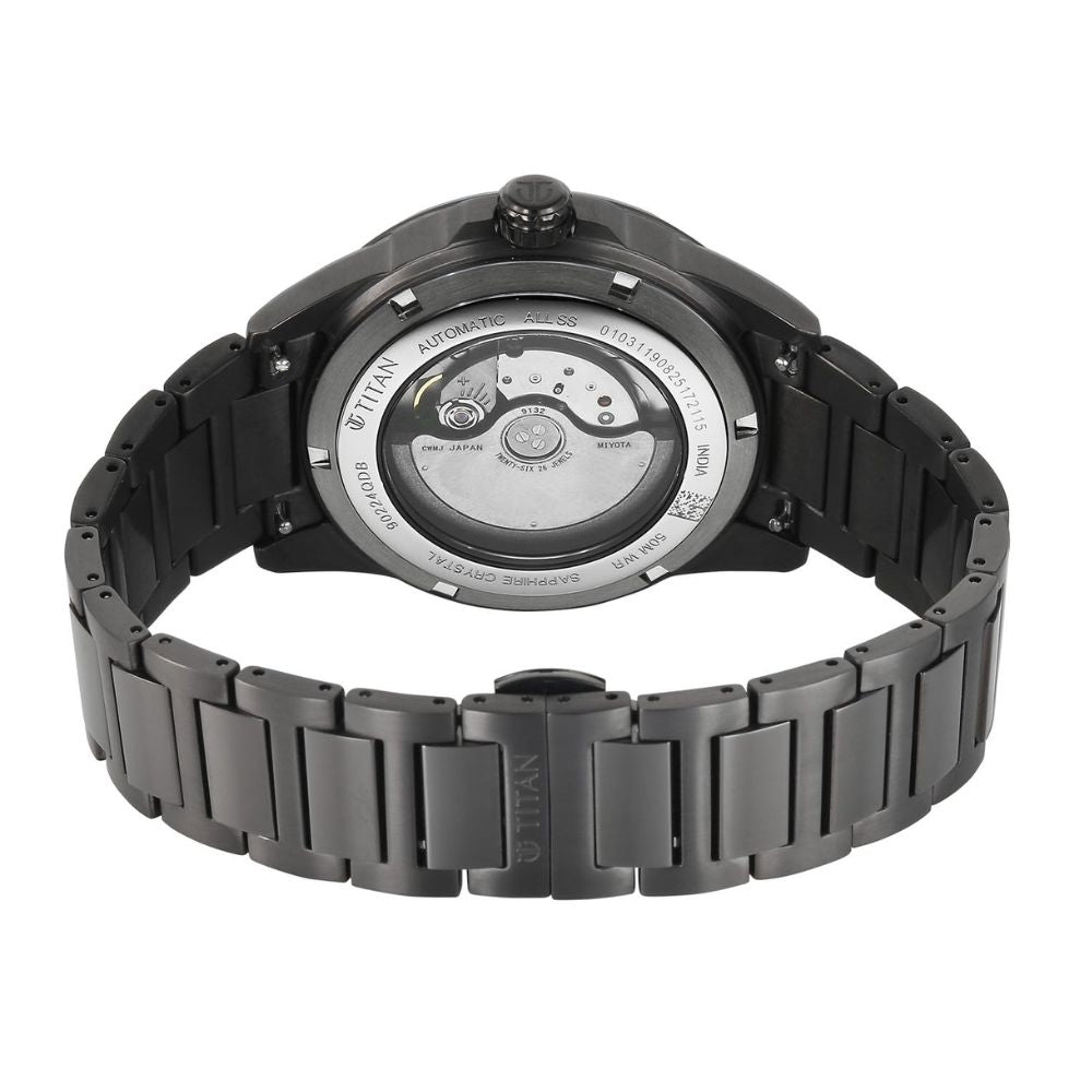 Titan Aion Concealed Black Men's Watch 90224QM01