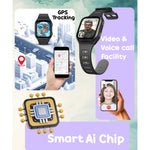 Spiky Chimera Android Black Unisex Smartwatch