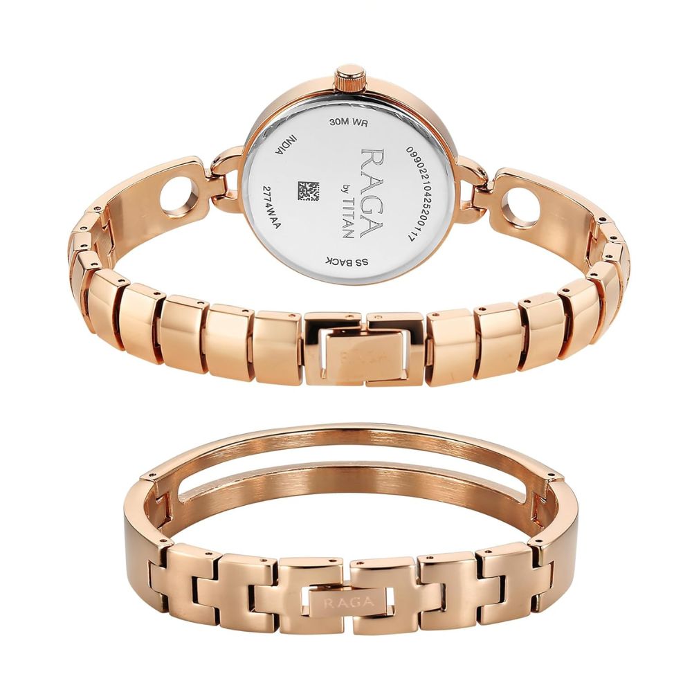 Titan Raga Contempore Rose Gold Women's Watch 2774WM01