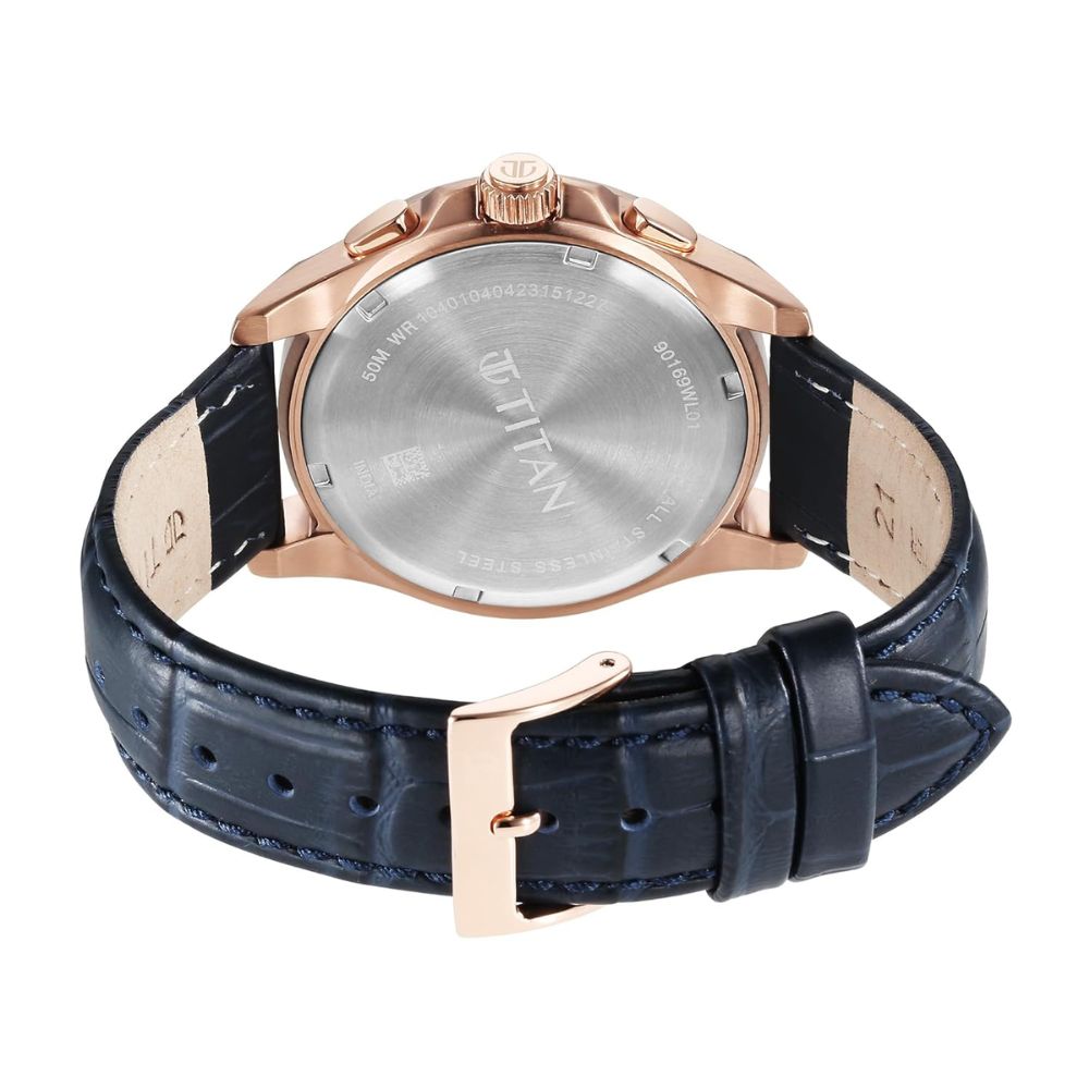 Titan Classic Midnight Blue Men's Watch 90169WL01