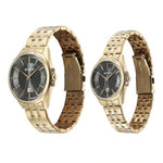 Titan Modern Bandhan Pair Yellow Gold Couples Watch 9401594215YM01