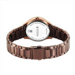 Titan Glamour Brown Women's Watch 95326KM02