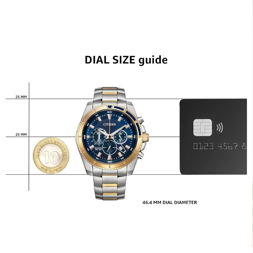 Citizen Analog Blue Dial Men's Watch AN8206-53L