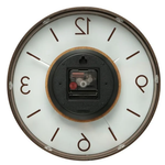 Titan Glass-Wood Fusion Brown Dial Wall Clock W0089WA01