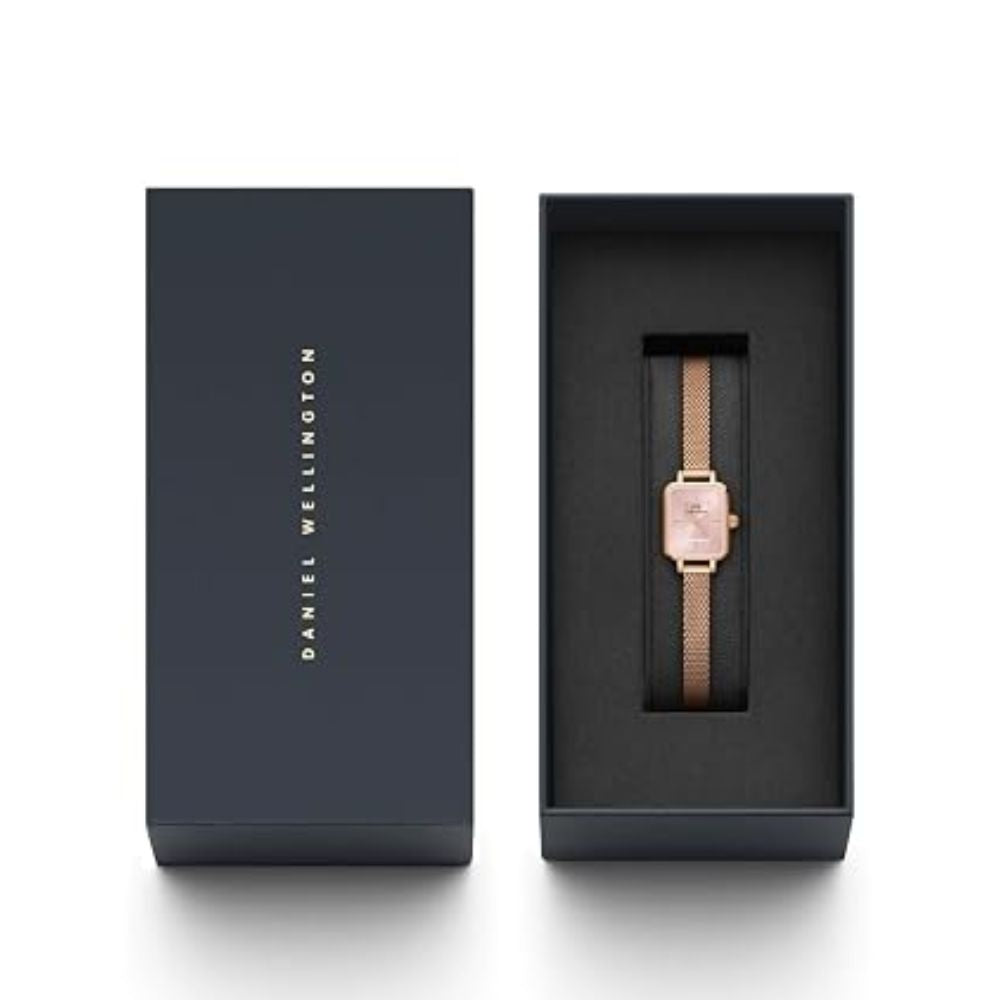 Daniel Wellington Quadro Rose Gold Women's Watch DW00100650K