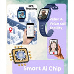 Spiky Chimera Android Blue Smartwatch for Boys and Girls