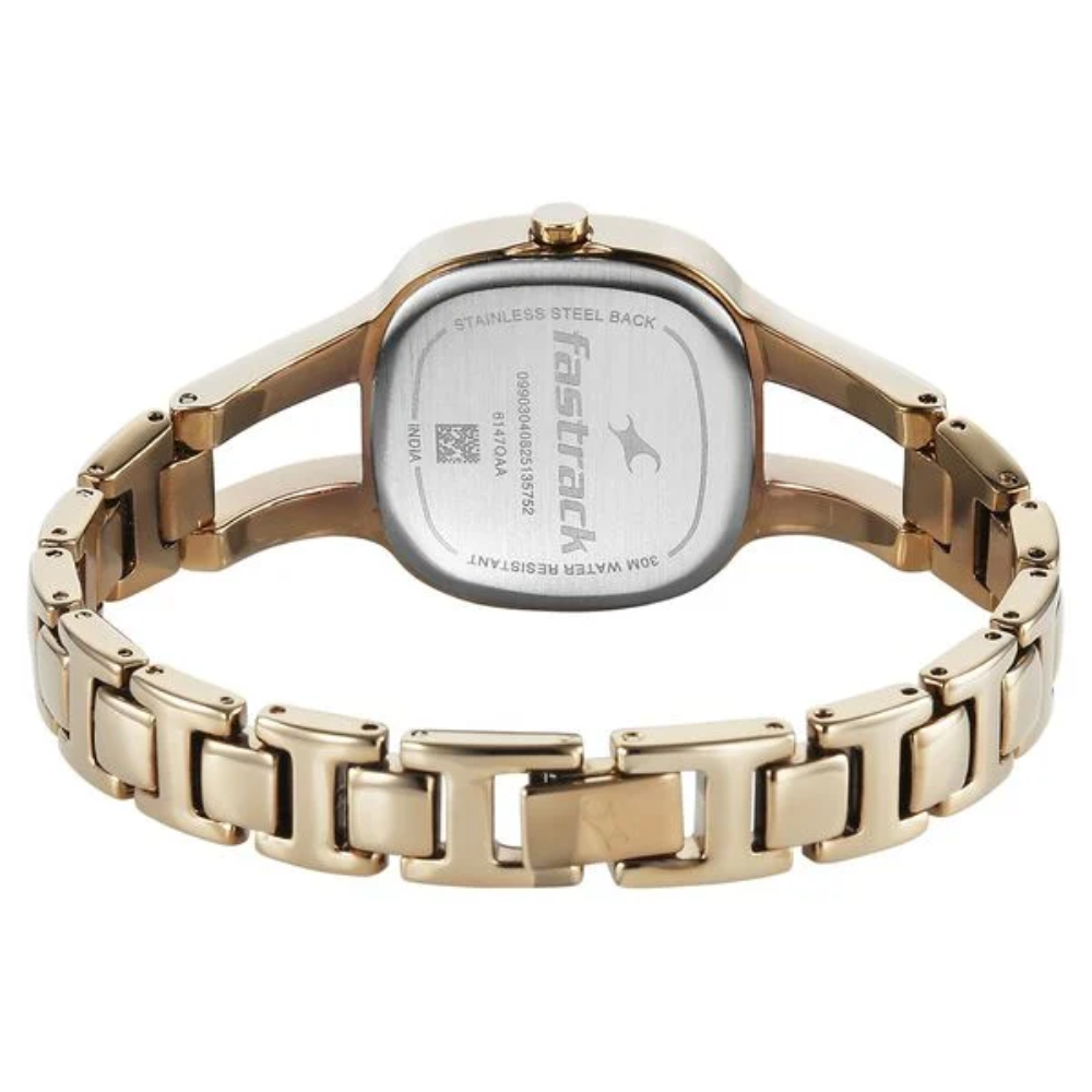 Fastrack Chrome K Pink Dial Women's Watch 6147QM02
