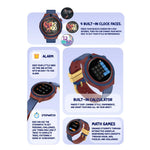 Spiky Cacus Blue Smartwatch
