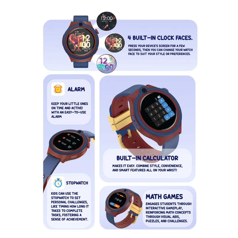 Spiky Cacus Blue Smartwatch