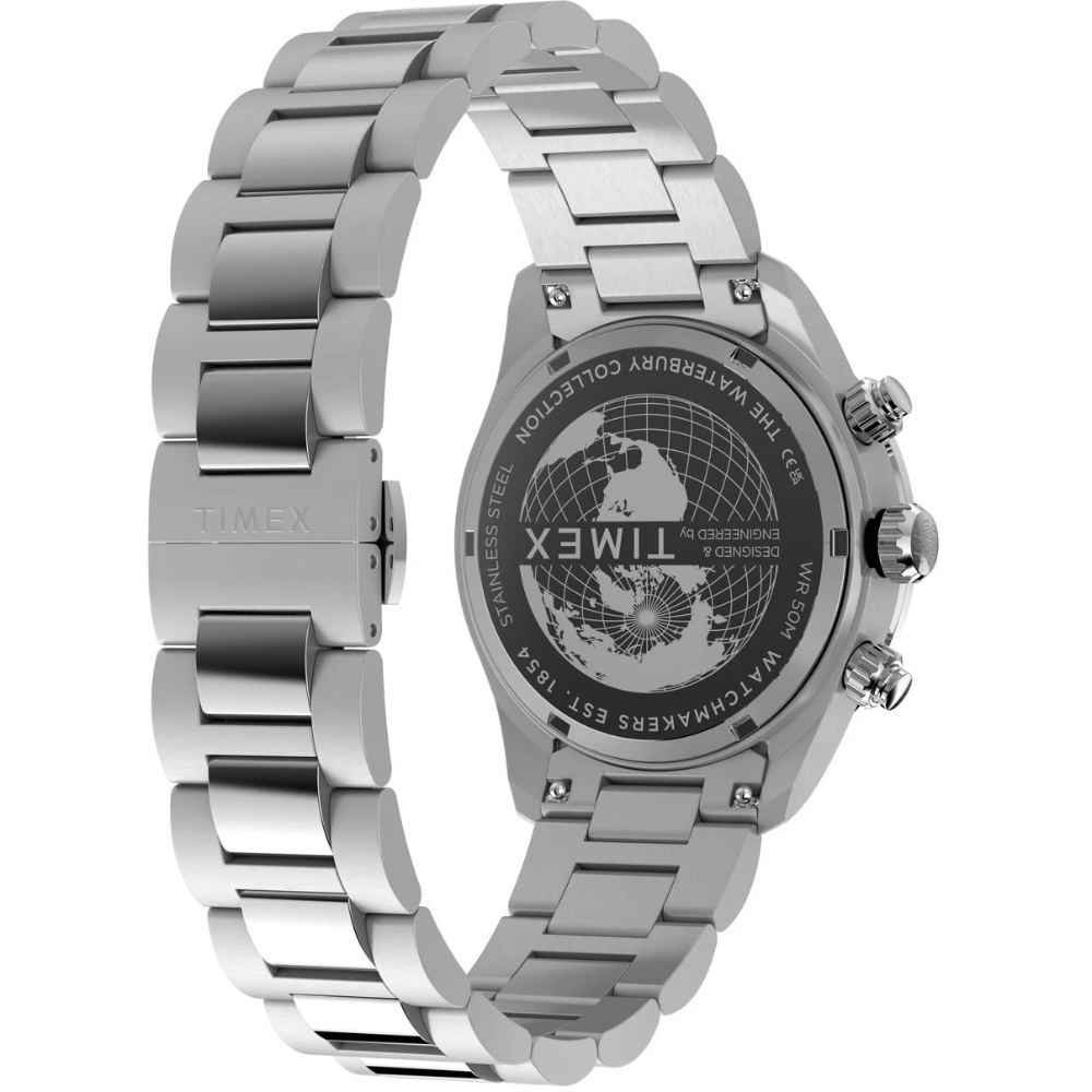 Timex Waterbury Heritage Chronograph Blue Dial Men's Watch TW2Y70500IK